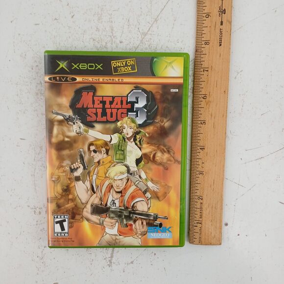 Metal Slug 3 - Original Microsoft Xbox - Tested - Authentic Complet with Manual - Picture 12 of 13